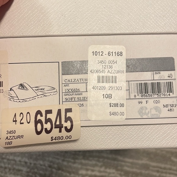 Prada soft slide size 40/10 - Picture 3 of 4